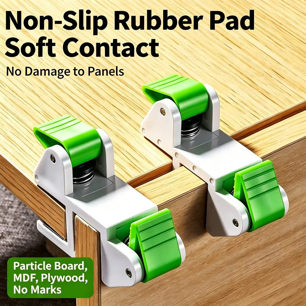New Cabinet Filler Marker Quick Clamp for Woodworking Wardrobe Kitchen Cabinet Side Carpentry Installation Fixing Tool