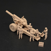 1/72 Scale Vietnam War US Army M114 HowitzerS and Artillery 6 Figures Resin Model Kit Miniature Military War Gaming