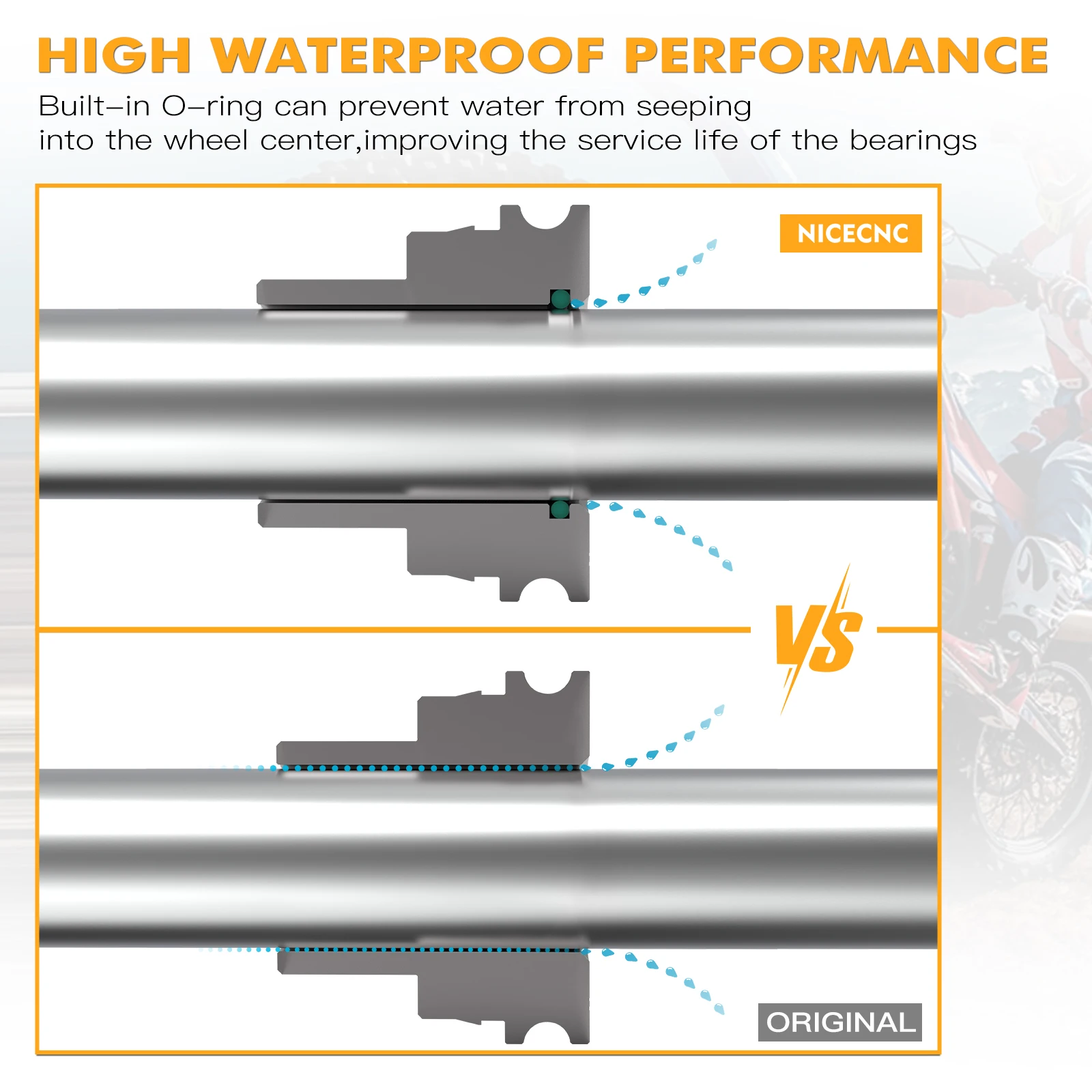 NICECNC For Beta Xtrainer 300 X-trainer 250 2015-2024 RR 300 RR250 RR125 RR350 RR390 2013-2024 Rear Wheel Spacers Hub Collars