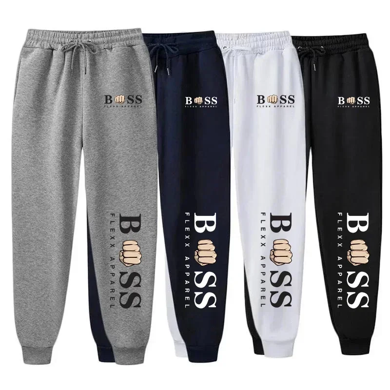 Calças de impressão dos homens outono/inverno novo em roupas masculinas esporte jogging fitness correndo calças harajuku streetwear