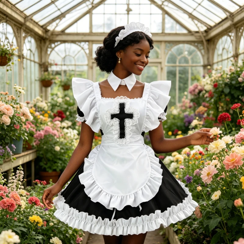 

Fresh Short Sleeved Japanese Classic Versatile Cute Cosplay Dress, Exhibition Party, Daily Casual Women's Clothing