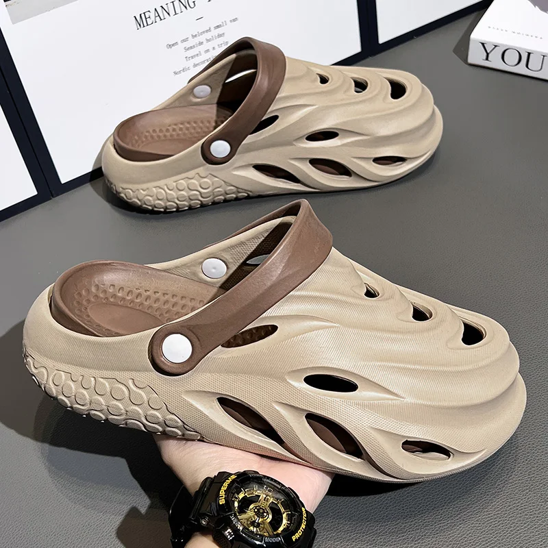 

Men's New Summer Outdoor Wear Thick-Soled Non-Slip and Wear-Resistant Men's Outdoor Beach Slippers