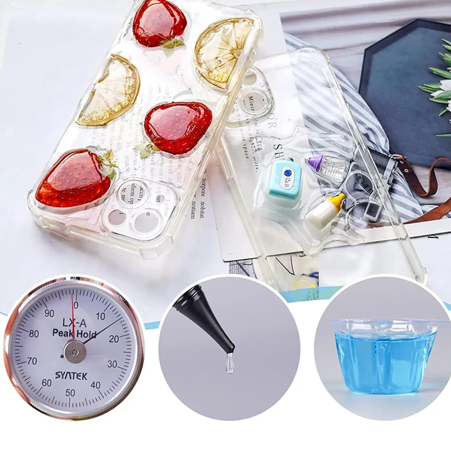 50ml UV Resin Kits With Lamp U - Liquid Uv Glue Kit ulasan dan harga