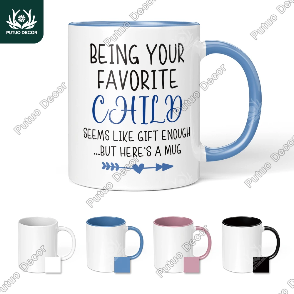 

Putuo Decor 1pc Fun ironic quotes coffee mugs, home office living room, fun gifts for friends, Family, four colors to choose