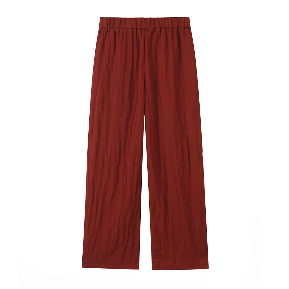 BSAY Vintage Einfarbiges Damen-Zweiteiler-Set Asymmetrische Knopfjacke mit Stehkragen und Kordelzug, Hochtaillierte Hose mit Gürtel und weitem Bein – Detail 7