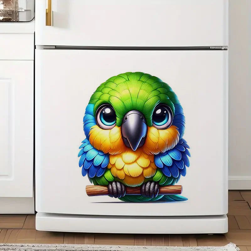 

90629# Colorful Bird Wall Decal Reusable Sticker for Living Room Aesthetic Room Decoration Easy to Beautify Your Home