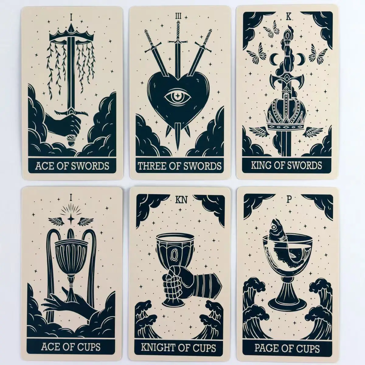 10,3 * 6 cm Magic Witch Tarot Deck 78 klasycznych kart tarota dla początkujących Rider-waite System tarota kieszonkowy rozmiar