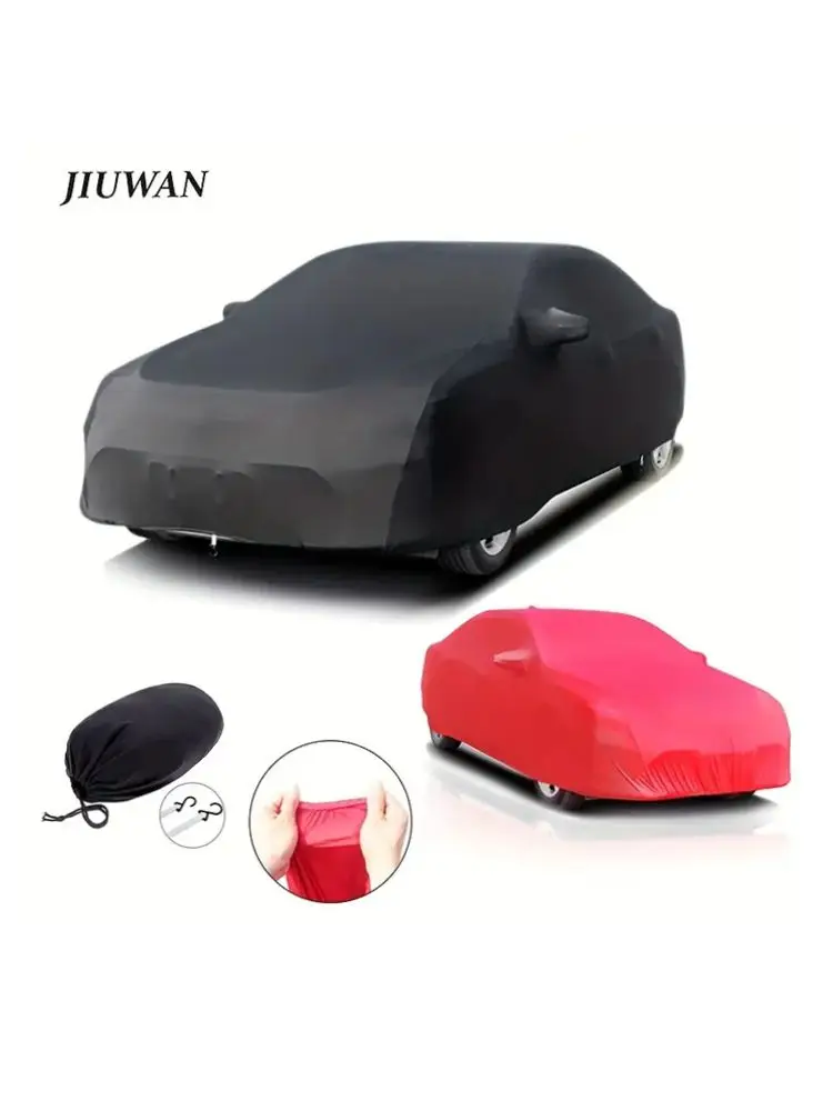 Universal Stretch Car Cover Sunproof Windproof Dustproof Scratch Resistant UV Protection for Sports Car Sedan SUV Beauty Styling