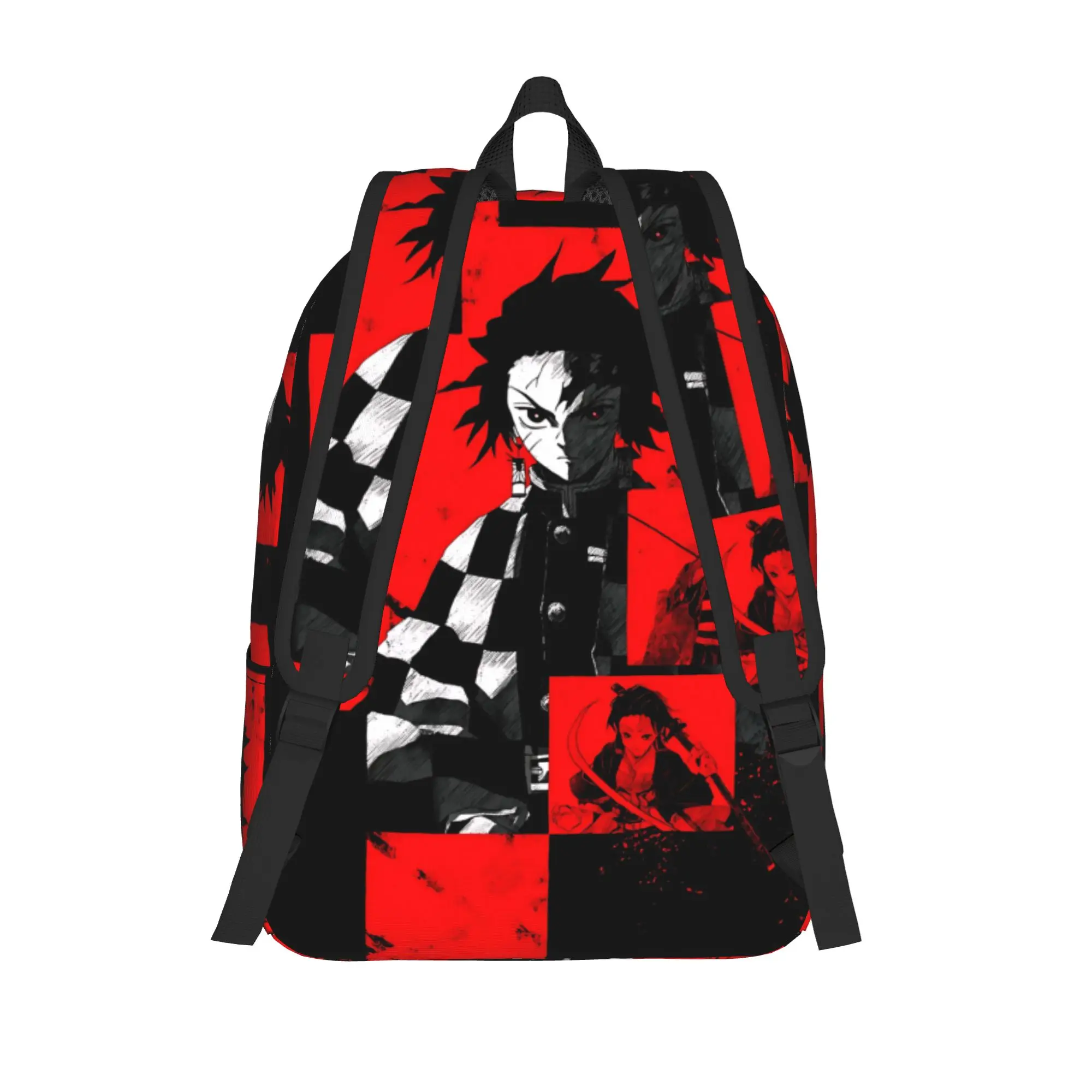 Fashion Halloween Demon Slayer Backpack  Mochilas Versatile Camping Zipper Closure Rucksack