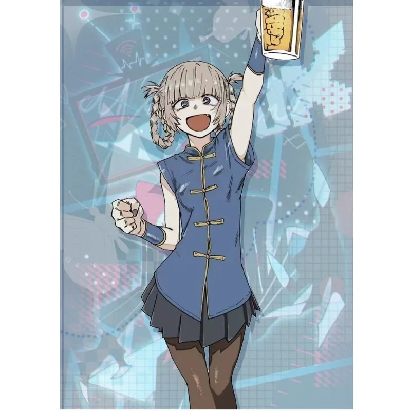 

Call Of The Night Anime Cosplay Costume Wig Set For Women Sexy Lovely Blue Sleeveless Tops Skirt Outfit Adult Carnival Costume