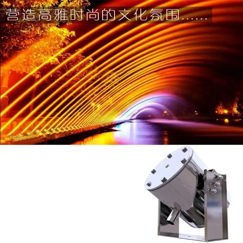 hot sale 1pc SS Colorful Changing LED light Jumping Laminar Water Jet Fountain nozzles