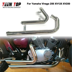 XV125 Motorcycle Full Exhaust System Pipe For Yamaha Virago 250 XV250 XV 125 XV 250 Exhaust Front Pipe