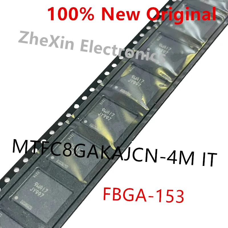 

2PCS/Lot MTFC8GAKAJCN-4M IT JY997 、MTFC8GAKAJCN-1M WT JY995 New original Flash Series MTFC8GAKAJCN-4MIT 、MTFC8GAKAJCN-1MWT