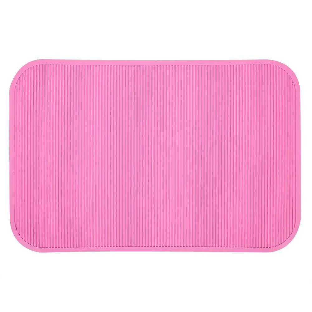 Non-Slip Rubber Mat for Grooming, Bathing & Training - Anti-Skid Floor Pad for Bathroom & Kitchen