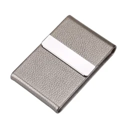 Smoking Accessories Cigarette Case 1 PC Cigar Storage Box Stainless Steel Multifunction Card Cases PU Tobacco Holder