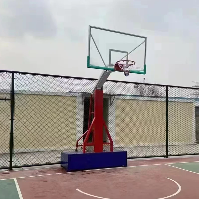 Factory Manufacturer Indoor Outdoor Basketball Tower Portable Professional Sport Training Basketball Hoop Basketball goal Postpr