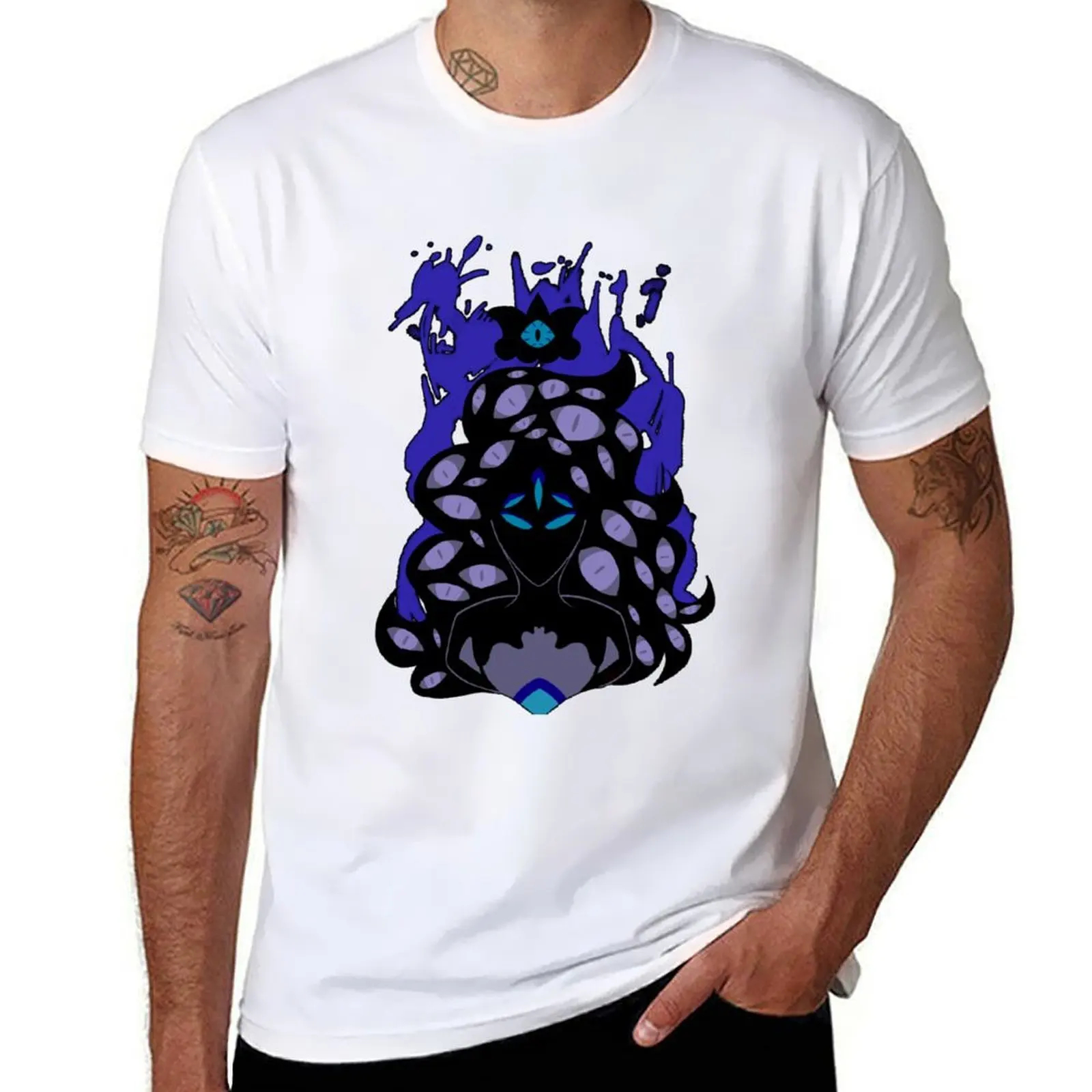 *NFA* تي شيرت Infanta Paint Splot تي شيرت قطني للرجال 100% تي شيرت رجالي مصمم تي شيرت #1