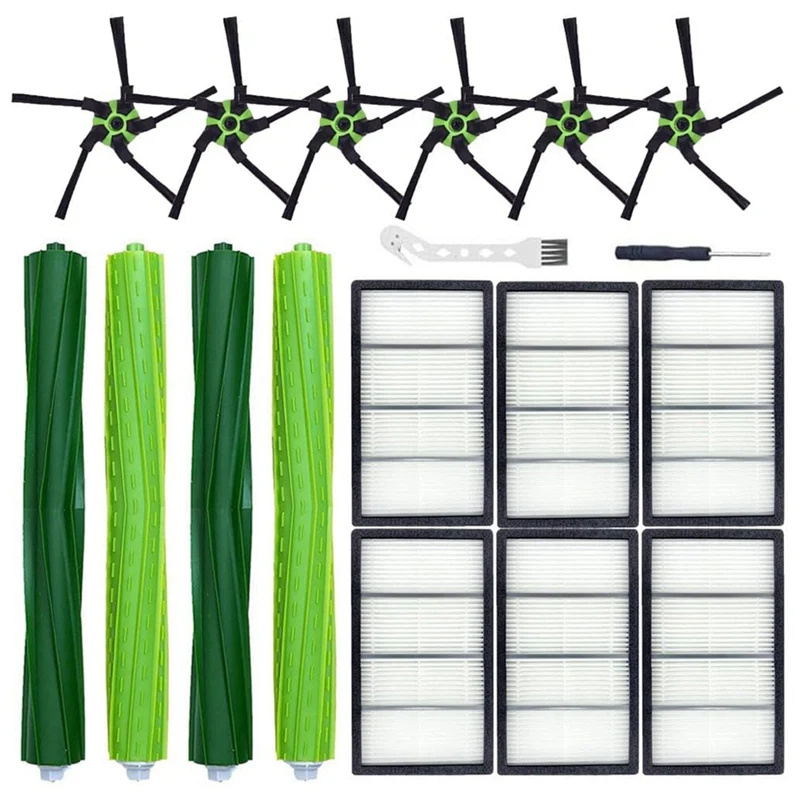 

A44F-Replacement Parts Kit For Robot Roomba S9 (9150) S9+ S9 Plus (9550) S Series Vacuum Cleaner Main Side Brushes Filters