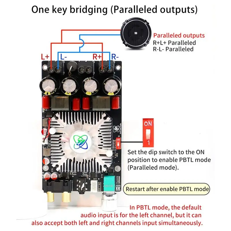 AY14 -TPA3251 Hifi Digital Amplifier Board 220WX2 Bridge 350W Audio AMP Stereo Digital Power Amplifier Board Module