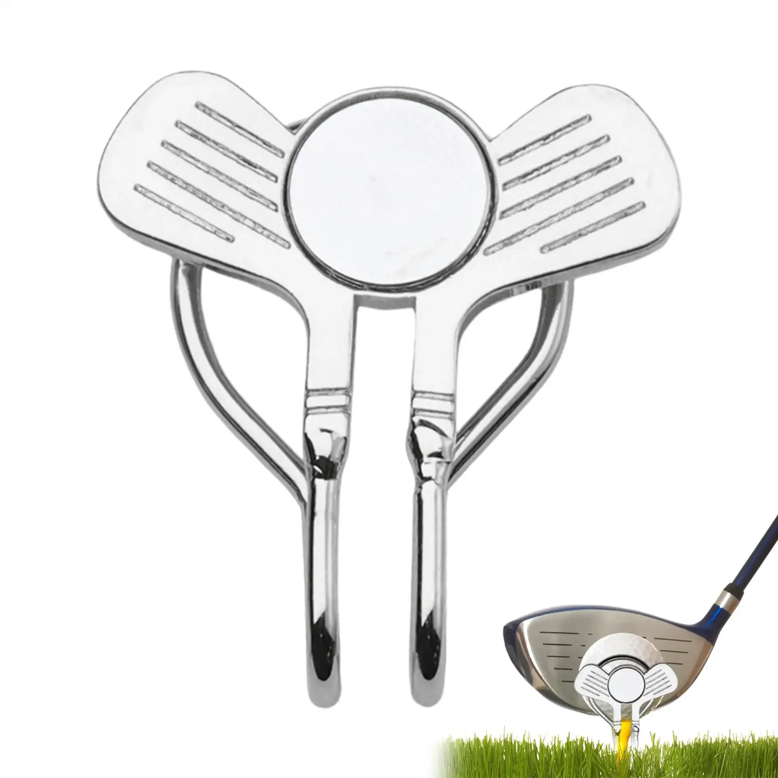 Magnetic Golf Ball Marker Professional Magnetic Unisex Training Aids Golf Training Ball Marker for Beginners Players Enthusiasts