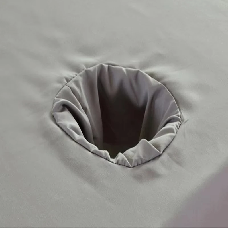 Solid Color Beauty Bed Sheet Thin Sheets With Hole Wrinkle Resistant Quick Drying Massage Bed Sheets Suitable For All Seasons