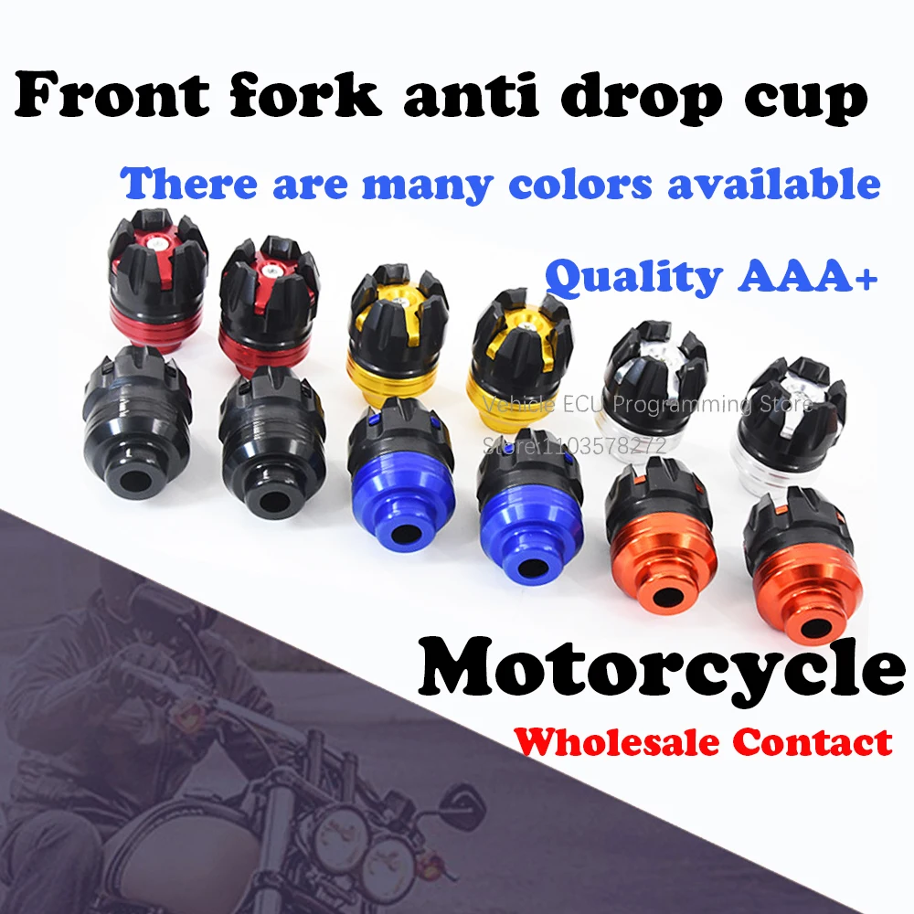 Motorcycle universal shock absorber motorcycle universal slide motorcycle universal aluminum alloy front fork anti fall device