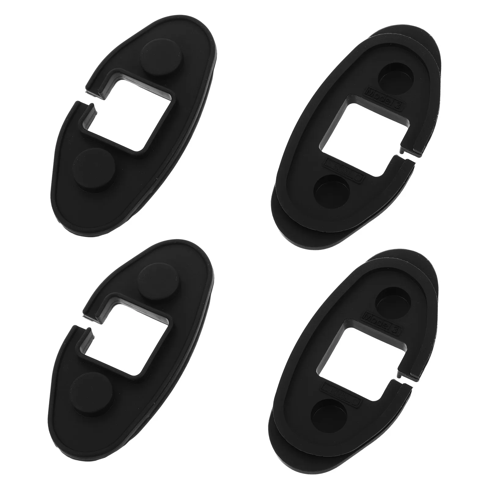 4Pcs Car Door Lock Latch Guard Silicone Cover Waterproof Anti-Collision Door Handle Protector Car Latch Protective Cover