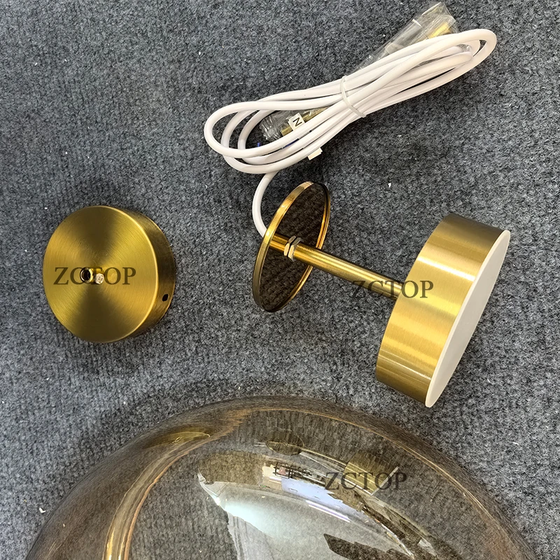 Modern Glass Led Pendant Light Nordic Suspension Dining Room Chandelier For Restaurant Kitchen Bedroom Bedside Hanging Lamp
