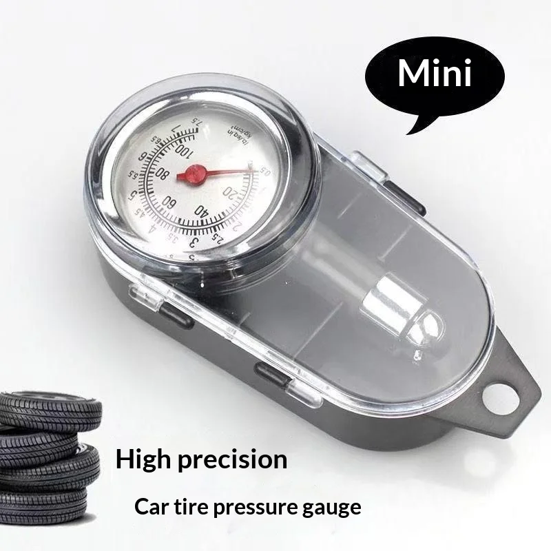 

Манометр для измерения давления в шинах автомобиля, из нержавеющей стали, высокоточный измеритель давления, инструмент для ремонта механических шин