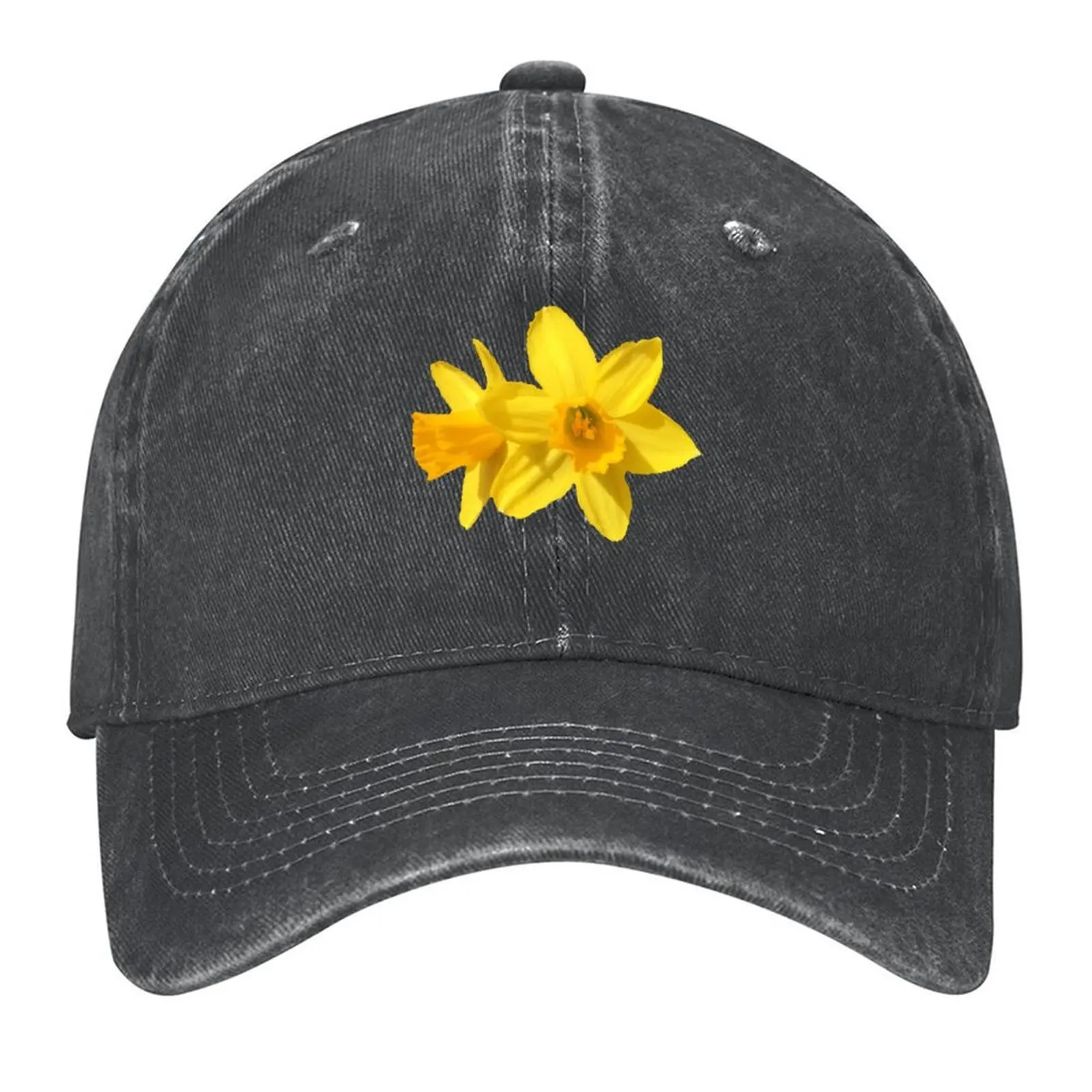 

Little Yellow Daffodils Baseball Cap Snap Back Hat Hat Luxury Brand Horse Hat Big Size Women's Hats 2025 Men's