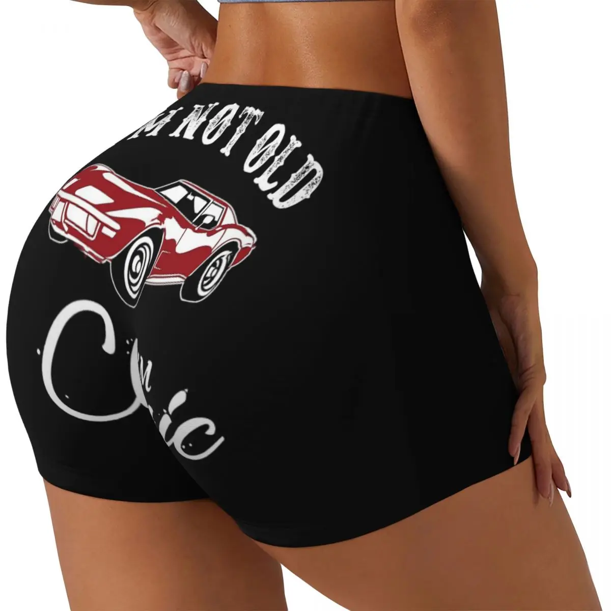 

Классические женские шорты Corvette Car для тренировок в тренажерном зале, шорты для бега, спортивные шорты для волейбола, байкера, йоги