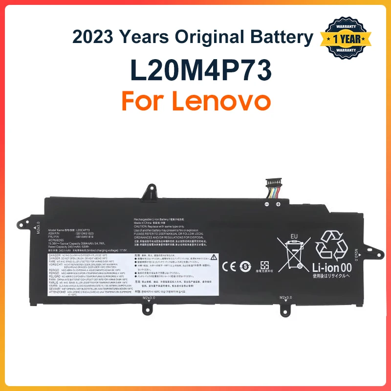 

L20M4P73 Laptop Battery For Lenovo ThinkPad X13 Gen 2 Gen 3 Series L20D4P73 L20C4P73 SB10W51919 5B10W51818 SB10W51921