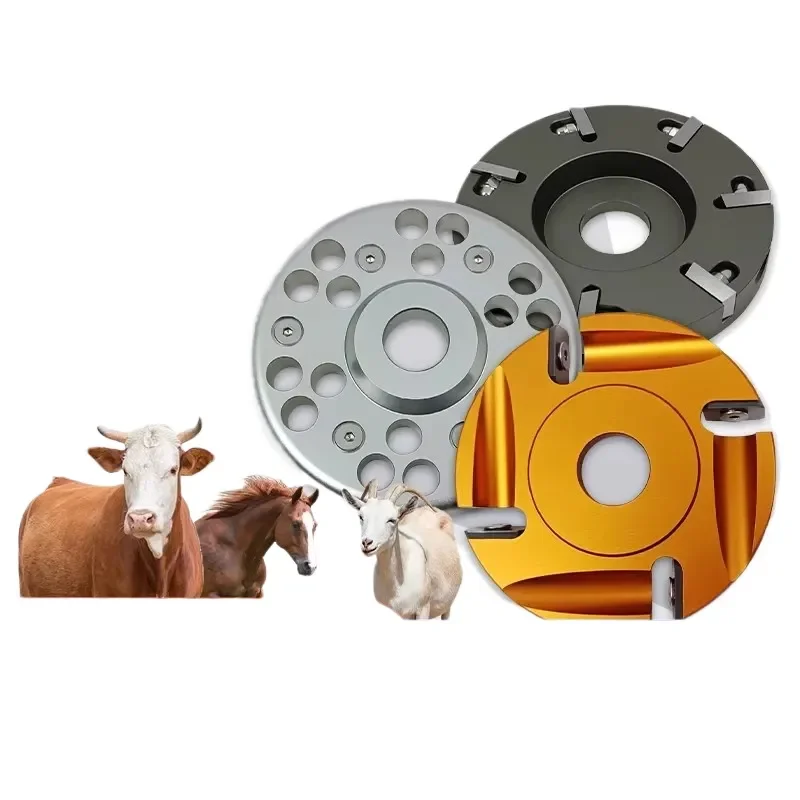 Cattle Hoof Trimming Blade Aluminum Alloy Scissor Plate Cow Horn Grinder Cutter Tool Accessories For Livestock Farm Care