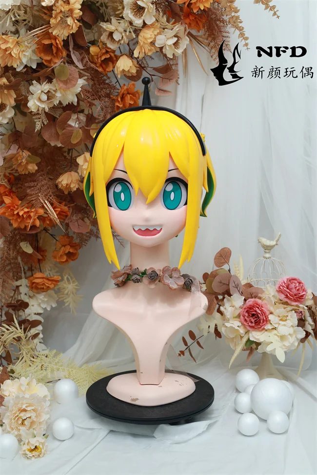 

(NFD-47-27)Customize Full Head With Lock Crossdress Doll Female/Girl Japanese Anime Cartoon Character Kig Cosplay Kigurumi Mask