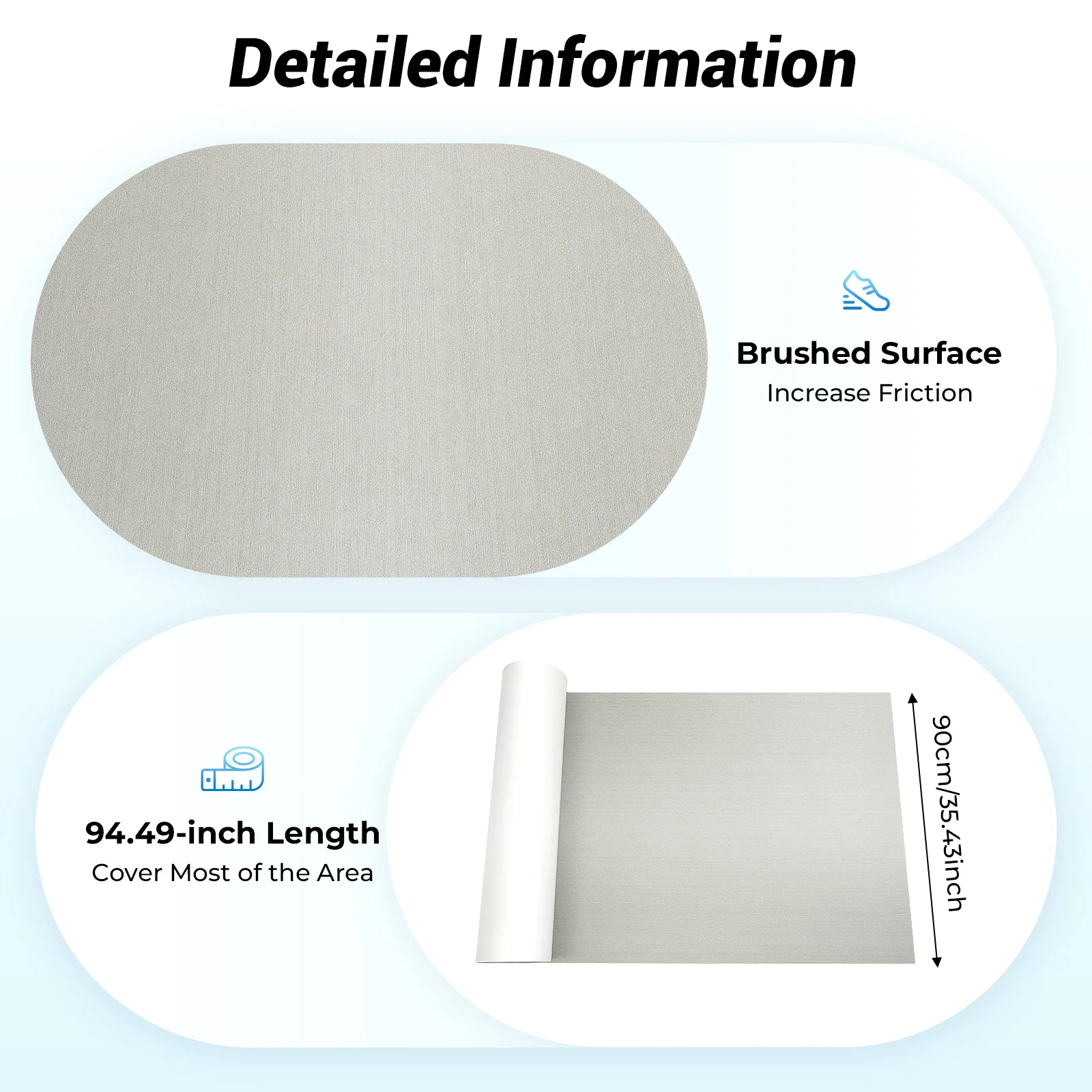 240X90Cm Alas Dek Kapal Berperekat Modern EVA Alas Lantai Perahu Alas Lantai EVA untuk Dek Kapal & Perahu Ikan