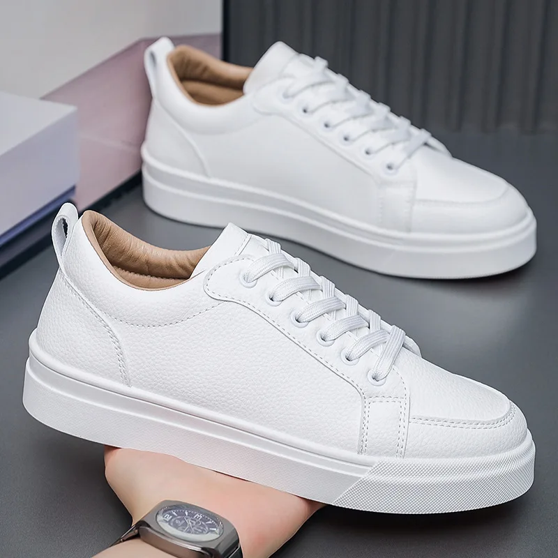 

New Korean version men's white shoes trendy versatile student casual sports shoes men's board shoes 2026