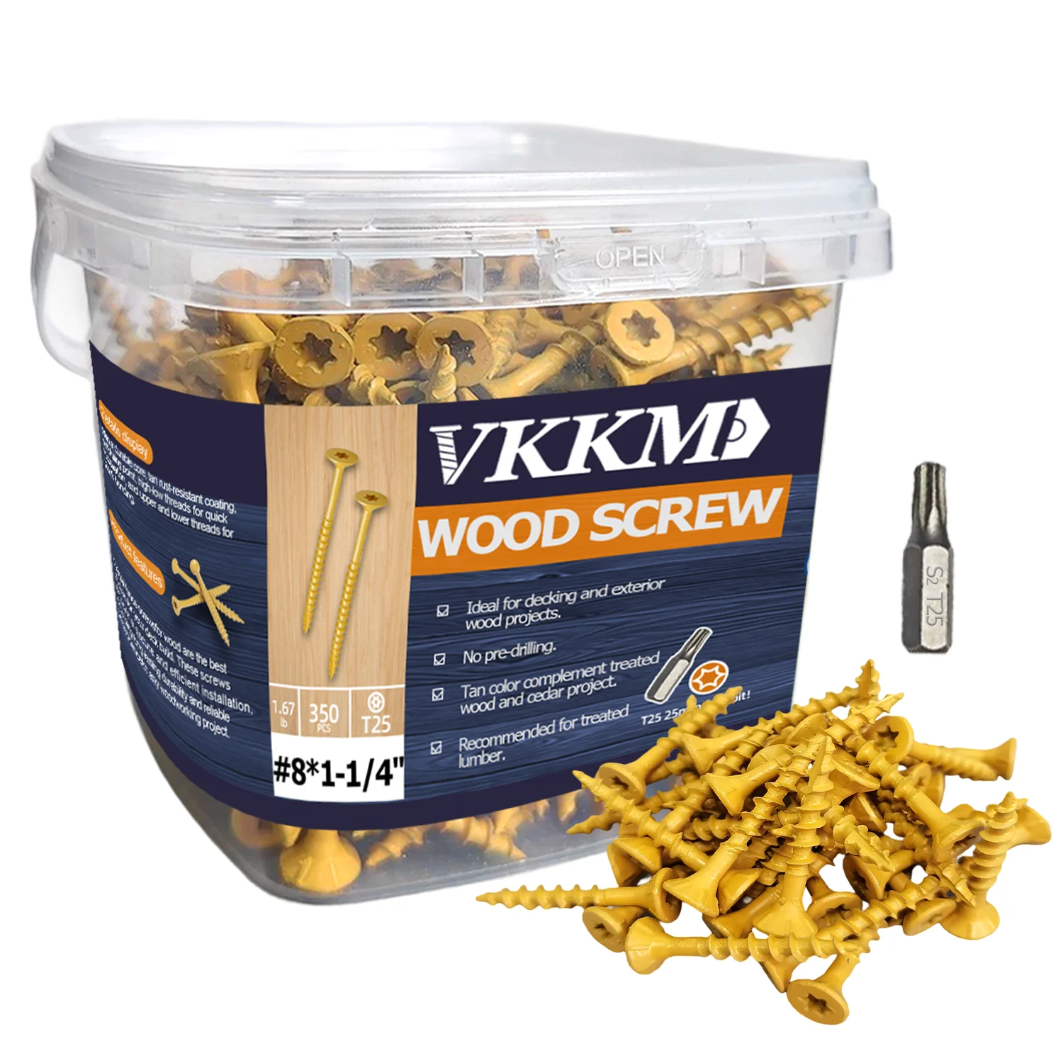 

VKKM#8 Yellow Plum Blossom Groove Wood Is Implemented, Suitable for Outdoor Wooden Structures, Furniture Manufacturing, Etc.