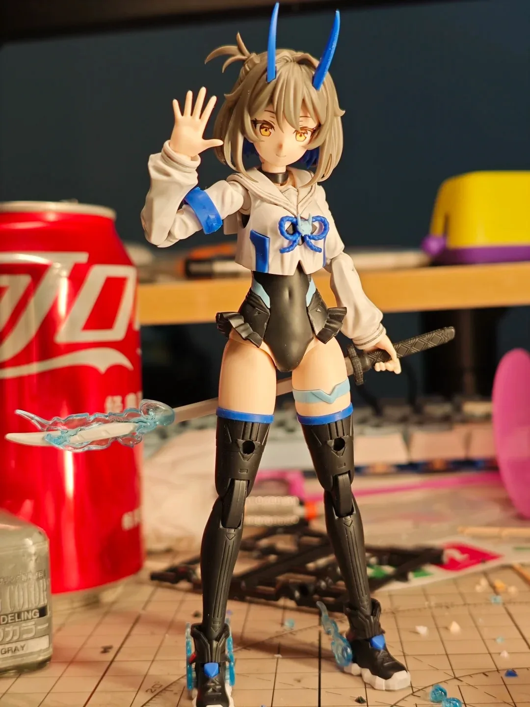 الصندوق الأصلي بانداي SHF 30MS MINUTES SISTERS SIS-N00 SOUREI COLOR B الشكل النهائي أطقم منمذجة أنيمي لعبة الحركة الكاملة الهدايا