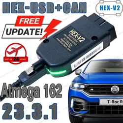 1996-2017 Car V23.3.1 VAG Scanner VAG Tool VAG KKL OBD2 Diagnostic Cable Multi-Language OBD2 Scanner HEX V2 VAGCOM FOR VW