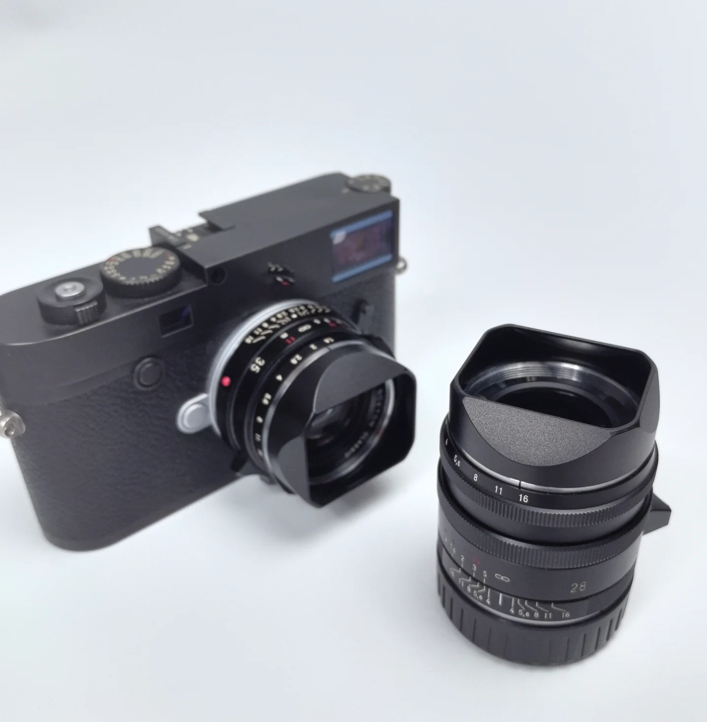 

Metal Bayonet Square Lens Hood Shade for Voigtlander Nokton Classic 35mm f1.4 II VM 40mm f1.4 50mm f1.5 II VM Mount Replace LH-6
