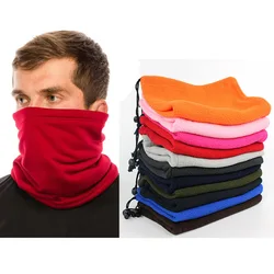 Inverno Neck Warmer Gaiter Bandana Térmica Face Cover Half Fleece Máscara Caminhadas Ciclismo Running Sport Ski Tube Scarf Mulheres Homens Crianças