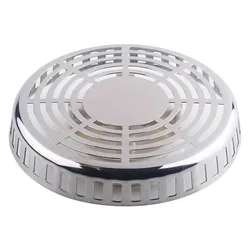 96mm Stainless Cover Screw-type Bathtub Water Suction Chromed ABS Cover Clip-on Massage Bathtub Suction Hot Tub Backwater Drain