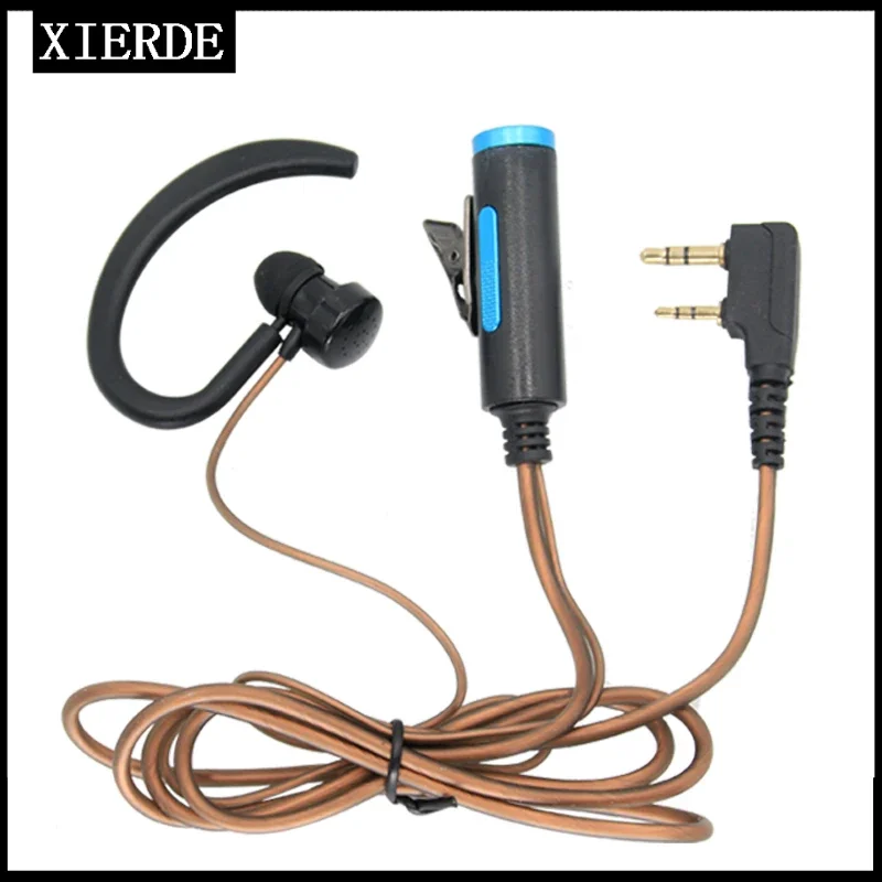 Durável baofeng UV-5R fone de ouvido rádio amador walkie talkie woki toki fone de ouvido ptt b5 b6 Uv-6r f8 + wln Kd-c1 k porta fone de ouvido