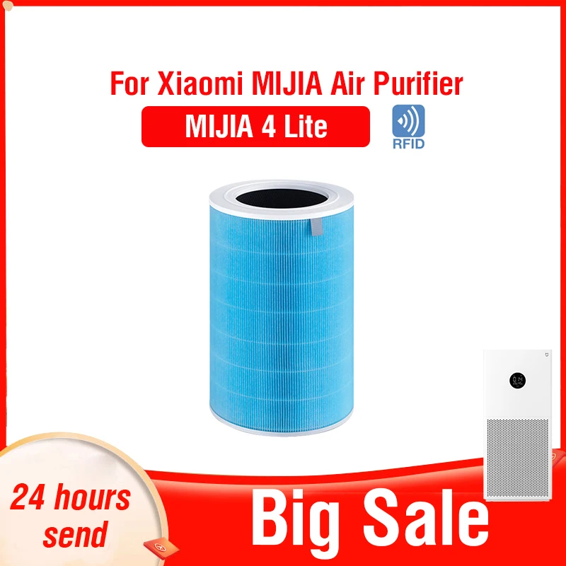 For Replacement Xiaomi Hepa Filter 4 Lite Xiaomi Activated Carbon Filter 4 Lite for Xiaomi 4 Lite Xiaomi 4 Lite Filter