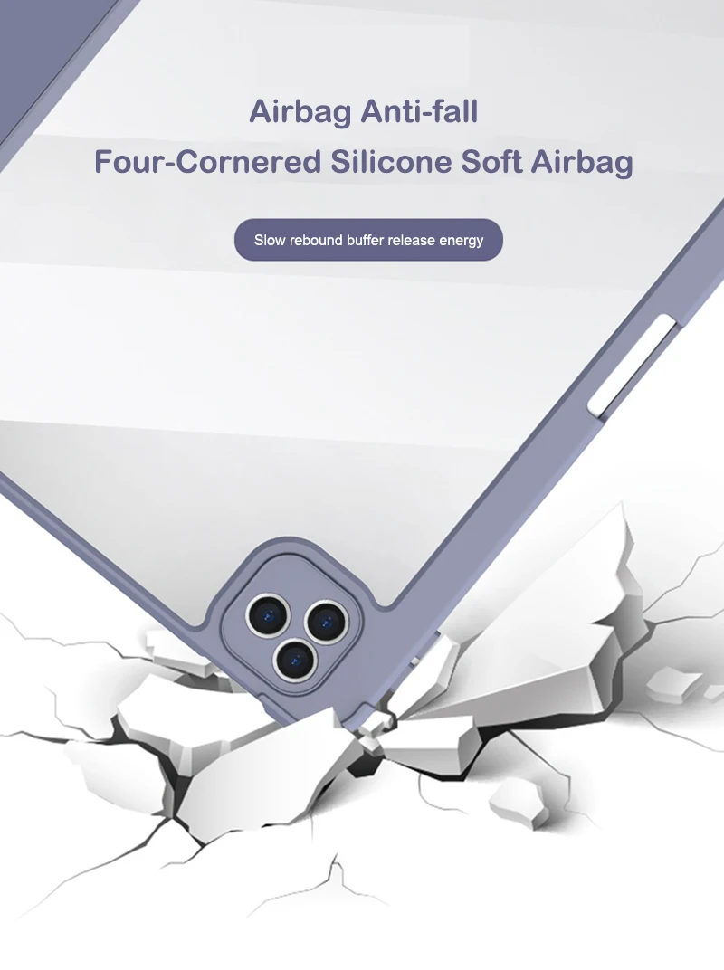 2022 новый акриловый чехол для iPad Voor 2020 2019 8th 10,2 2018 2017 Mini 6 9,7 Pro 11 7,9 Air 1 2 3 4 5 с крышкой в виде ручки