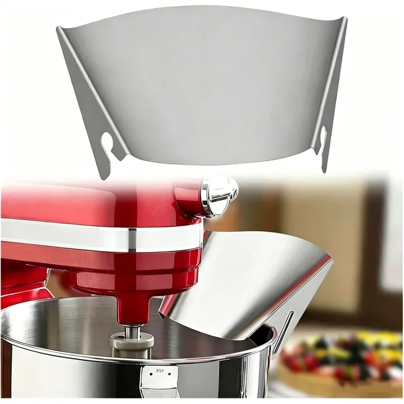 Acessório de bico de descarga em aço inoxidável, protetor de bico para batedeira, protetor de bico para descarga de massa em máquina de cozinha