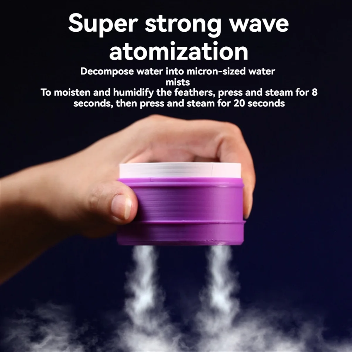 

Увлажнитель волана для бадминтона, портативный перезаряжаемый паровой увлажнитель для мячей для бадминтона, волан, отпариватель