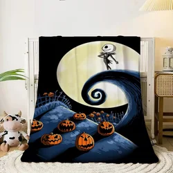 Nightmare Before Christmas coperta Kawaii oversize 200x300 interni per la casa coperta carina coperte di lusso Plaid lavorato a maglia