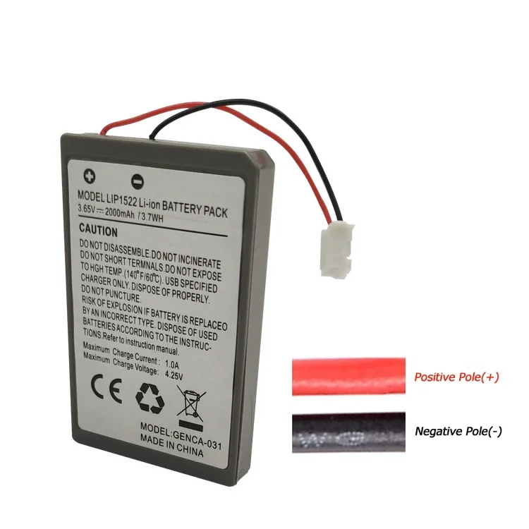For sony PS4 slim LIP1522 Wireless Controller Playstation GamePad 2000mah Li-ion Rechargeable Battery pack