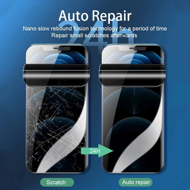 3 Piezas Película de Hidrogel Anti Espía para iPhone 17 16 15 14 13 12 11 Pro Max Protector de Pantalla Privacidad Película Protectora 14 Plus No Vidrio 16E 6